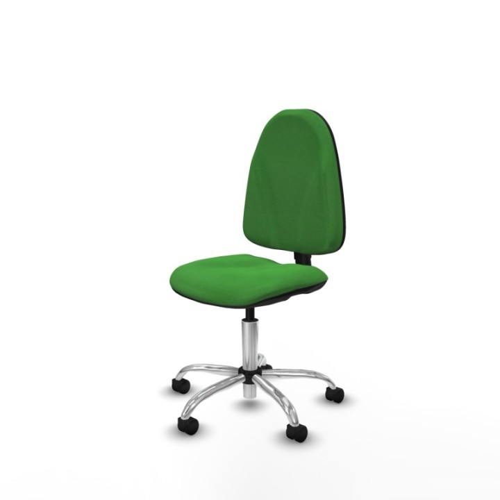 Algarra CP bali verde  base cromada ruedas nailon 50mm