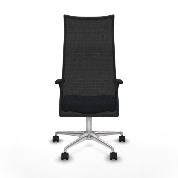 Albacete malla XL sincro malla negra bali azul cielo brazos 1D base aluminio ruedas 65mm nailon