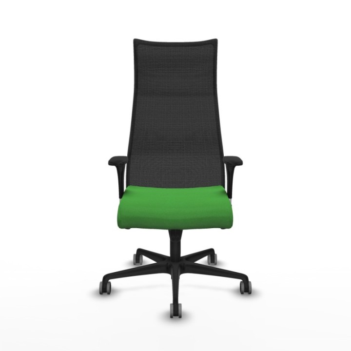 Albacete malla XL sincro malla negra bali verde brazos 1D base nailon ruedas 65mm engomadas