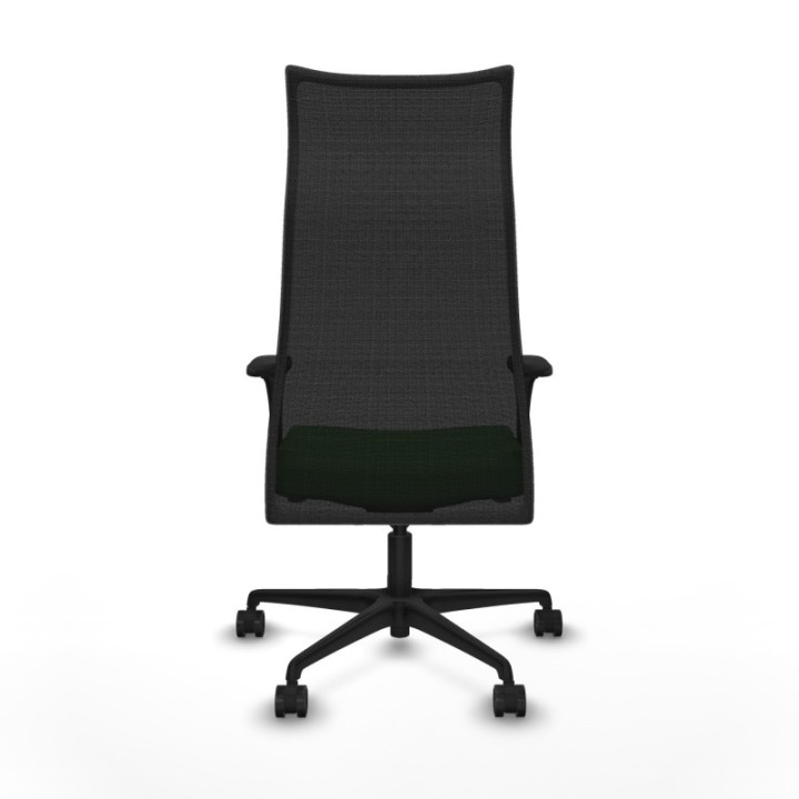 Albacete malla XL sincro malla negra bali verde brazos 1D base nailon ruedas 65mm nailon