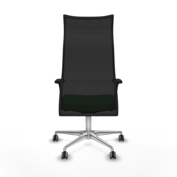 Albacete malla XL sincro malla negra bali verde brazos 1D base aluminio ruedas 65mm engomadas