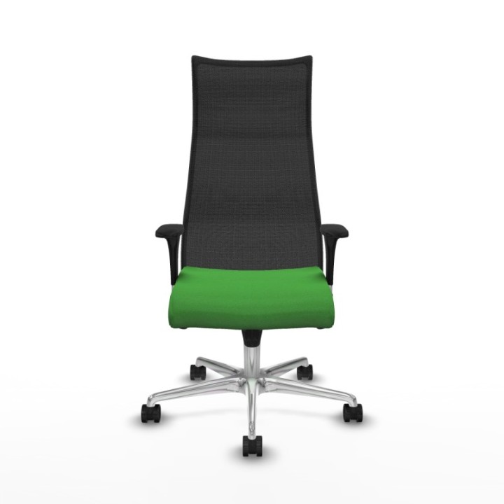 Albacete malla XL sincro malla negra bali verde brazos 1D base aluminio ruedas 65mm nailon