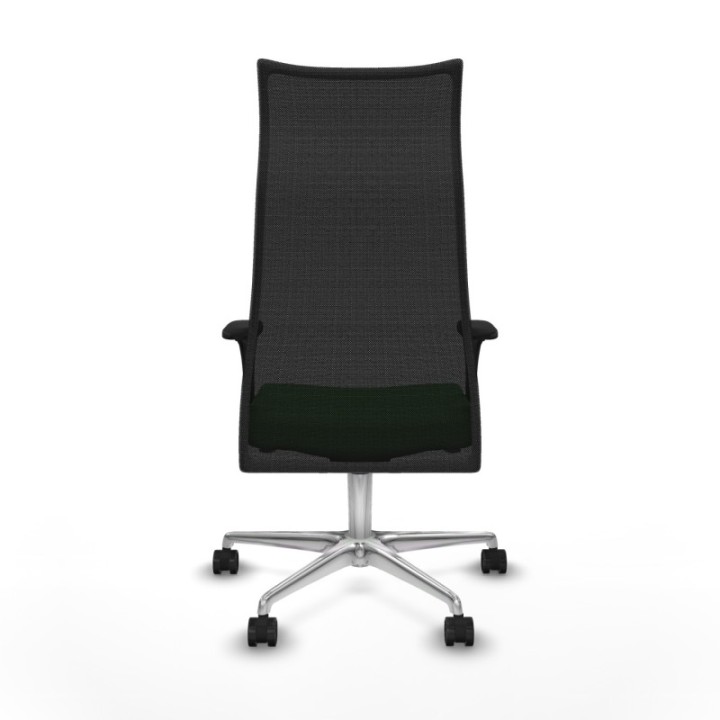 Albacete malla XL sincro malla negra bali verde brazos 1D base aluminio ruedas 65mm nailon