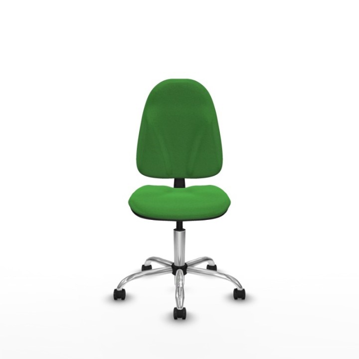 Algarra CP bali verde  base cromada ruedas engomadas 50mm