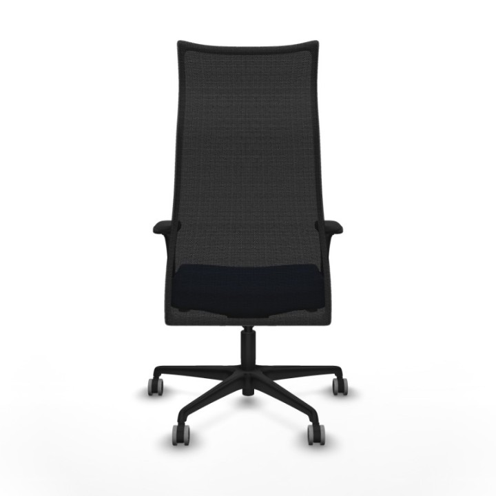 Albacete malla XL sincro malla negra bali azul marino brazos 1D base nailon ruedas 65mm engomadas