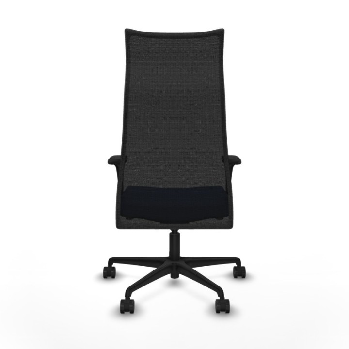 Albacete malla XL sincro malla negra bali azul marino brazos 1D base nailon ruedas 65mm nailon