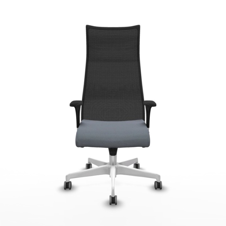 Albacete malla XL sincro malla negra bali gris brazos 1D base blanca ruedas 65mm engomadas