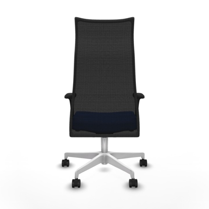 Albacete malla XL sincro malla negra bali azul brazos 1D base blanca ruedas 65mm nailon