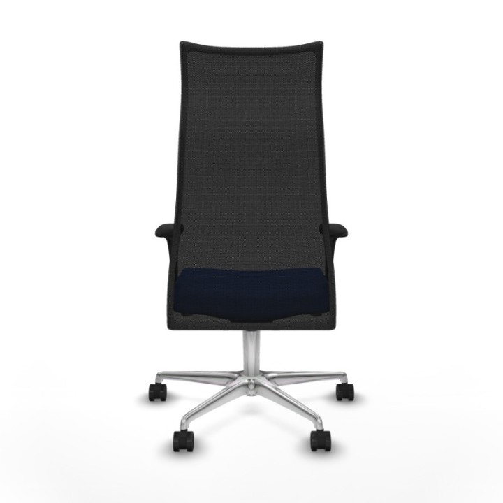 Albacete malla XL sincro malla negra bali azul brazos 1D base aluminio ruedas 65mm nailon