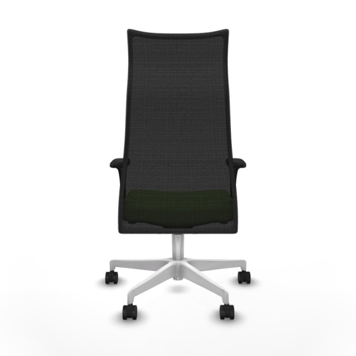 Albacete malla XL sincro malla negra bali pistacho brazos 1D base blanca ruedas 65mm nailon