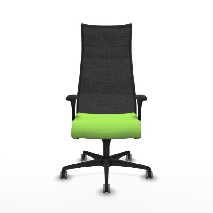 Albacete malla XL sincro malla negra bali pistacho brazos 1D base nailon ruedas 65mm engomadas