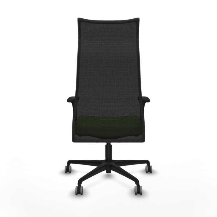 Albacete malla XL sincro malla negra bali pistacho brazos 1D base nailon ruedas 65mm engomadas