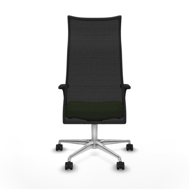 Albacete malla XL sincro malla negra bali pistacho brazos 1D base aluminio ruedas 65mm nailon