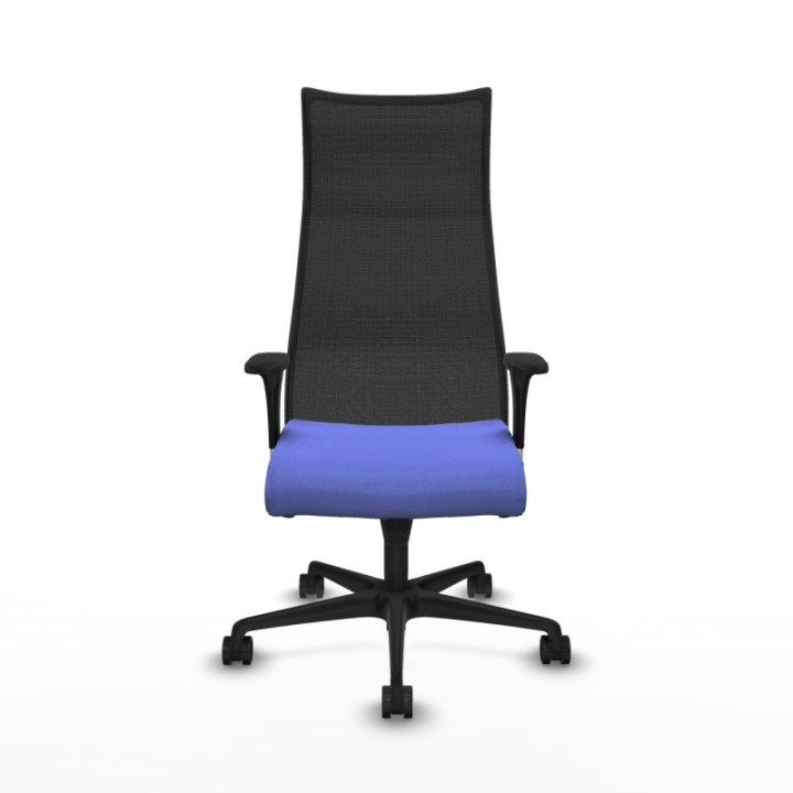 Albacete malla XL sincro malla negra bali azul claro brazos 1D base nailon ruedas 65mm nailon