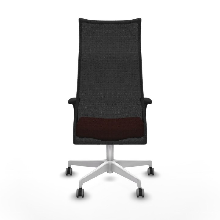 Albacete malla XL sincro malla negra bali naranja oscuro brazos 1D base blanca ruedas 65mm engomadas