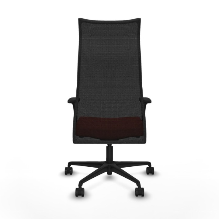 Albacete malla XL sincro malla negra bali naranja oscuro brazos 1D base nailon ruedas 65mm nailon