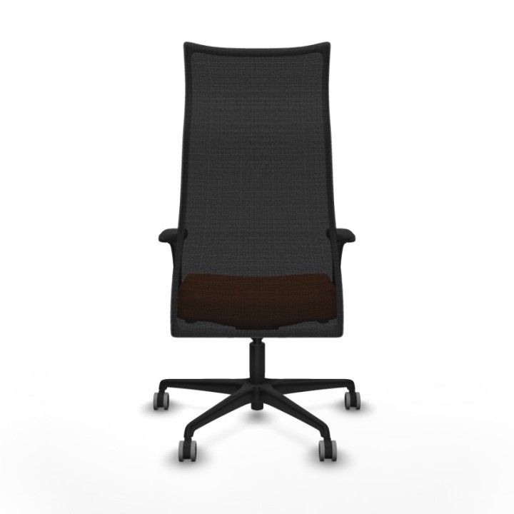 Albacete malla XL sincro malla negra bali naranja brazos 1D base nailon ruedas 65mm engomadas