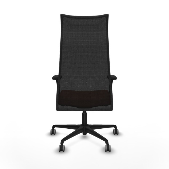 Albacete malla XL sincro malla negra bali marrón brazos 1D base nailon ruedas 65mm engomadas