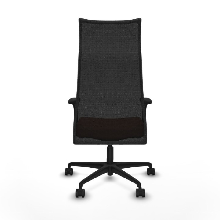 Albacete malla XL sincro malla negra bali marrón brazos 1D base nailon ruedas 65mm nailon