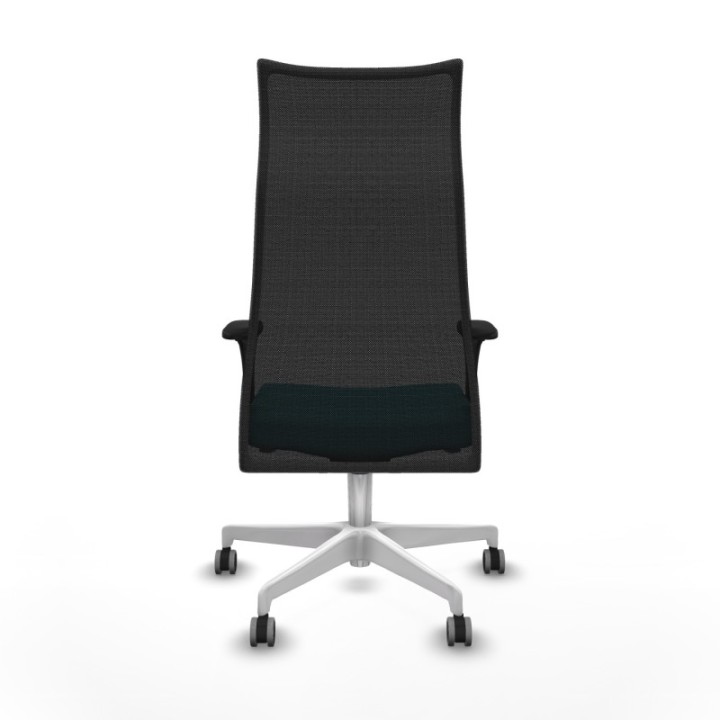 Albacete malla XL sincro malla negra bali turquesa brazos 1D base blanca ruedas 65mm engomadas