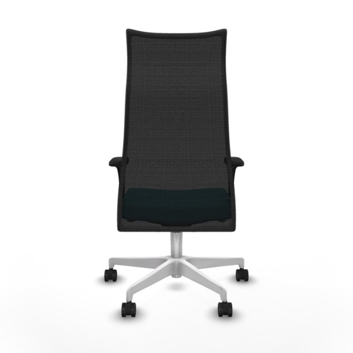 Albacete malla XL sincro malla negra bali turquesa brazos 1D base blanca ruedas 65mm nailon