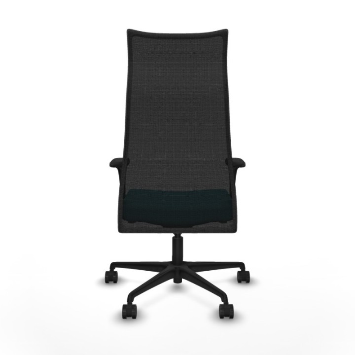 Albacete malla XL sincro malla negra bali turquesa brazos 1D base nailon ruedas 65mm nailon