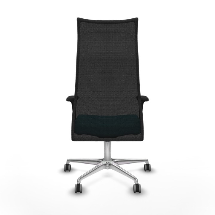 Albacete malla XL sincro malla negra bali turquesa brazos 1D base aluminio ruedas 65mm engomadas