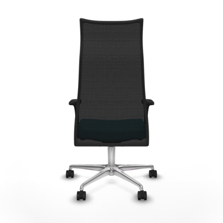 Albacete malla XL sincro malla negra bali turquesa brazos 1D base aluminio ruedas 65mm nailon