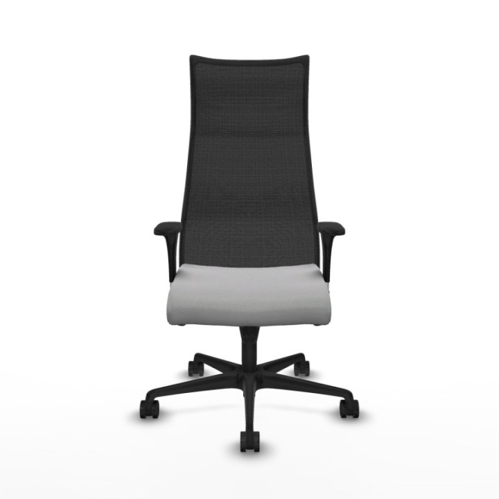 Albacete malla XL sincro malla negra bali gris claro brazos 1D base nailon ruedas 65mm nailon