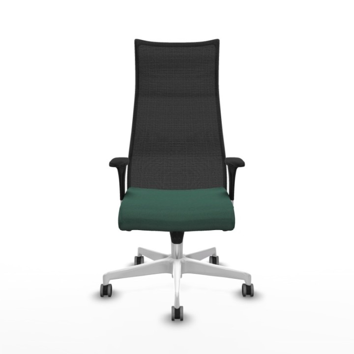 Albacete malla XL sincro malla negra bali verde botella brazos 1D base blanca ruedas 65mm engomadas