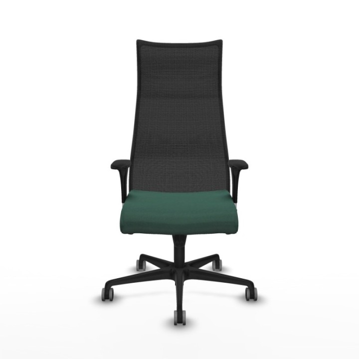 Albacete malla XL sincro malla negra bali verde botella brazos 1D base nailon ruedas 65mm engomadas