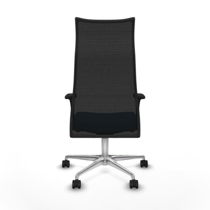 Albacete malla XL sincro malla negra bali verde petroleo brazos 1D base aluminio ruedas 65mm nailon