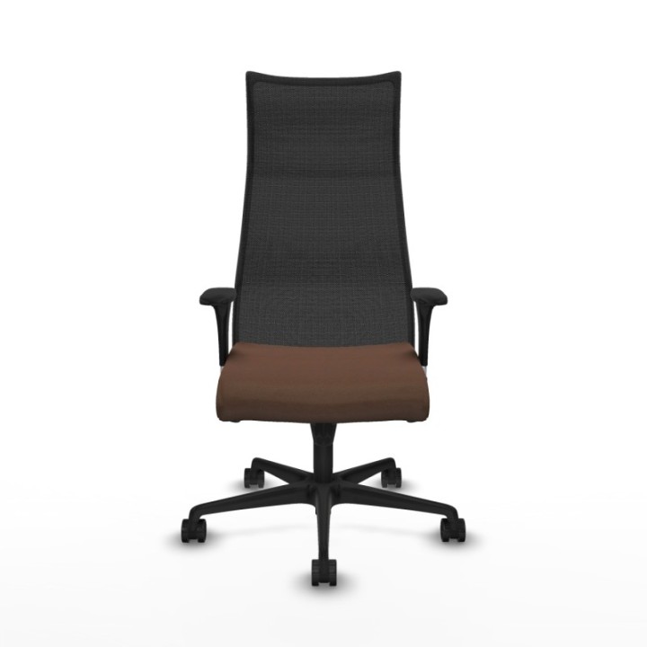 Albacete malla XL sincro malla negra bali marrón oscuro brazos 1D base nailon ruedas 65mm nailon