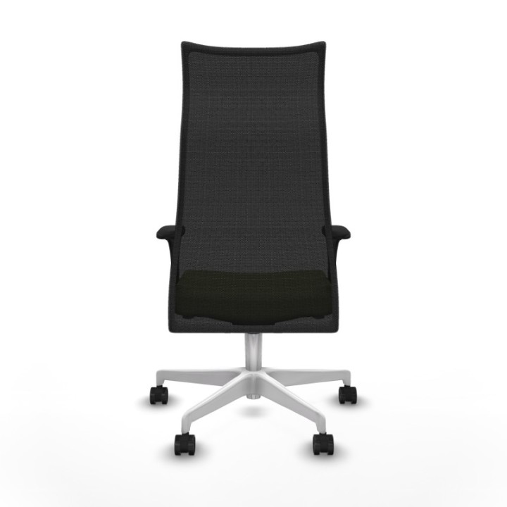 Albacete malla XL sincro malla negra bali verde oliva brazos 1D base blanca ruedas 65mm nailon