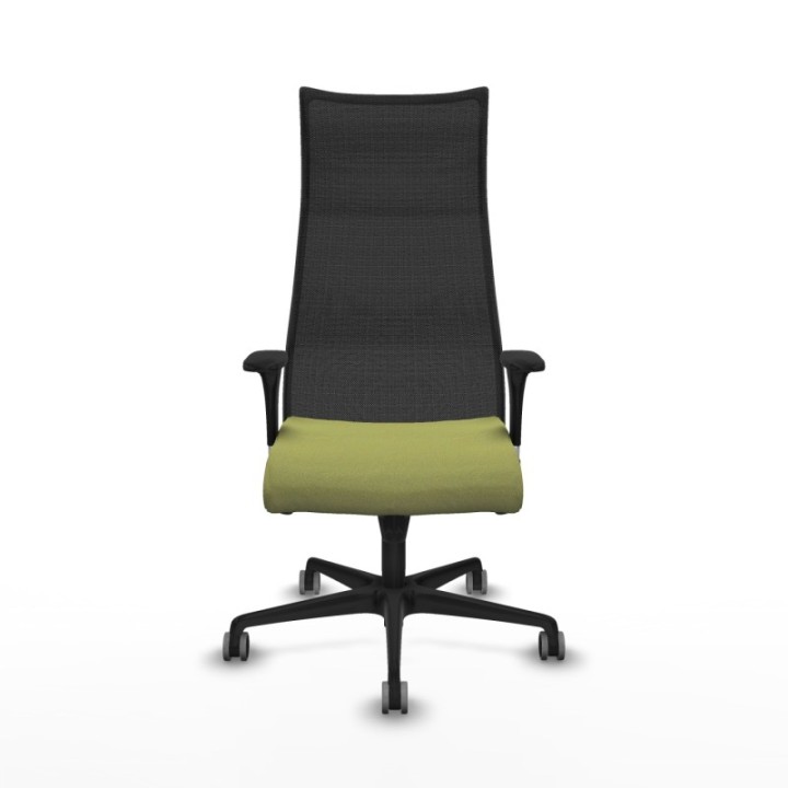 Albacete malla XL sincro malla negra bali verde oliva brazos 1D base nailon ruedas 65mm engomadas