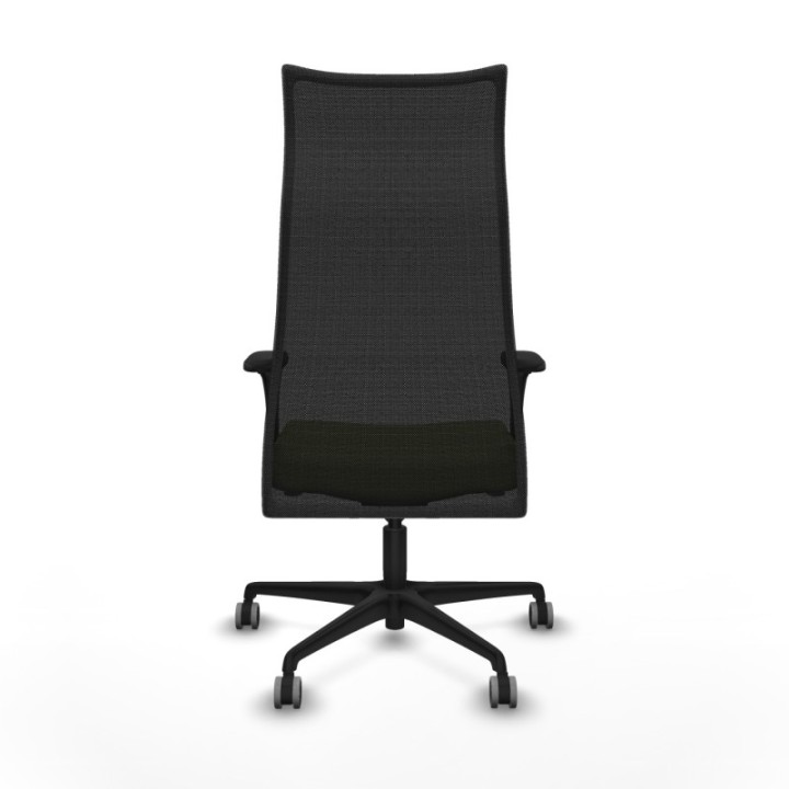 Albacete malla XL sincro malla negra bali verde oliva brazos 1D base nailon ruedas 65mm engomadas