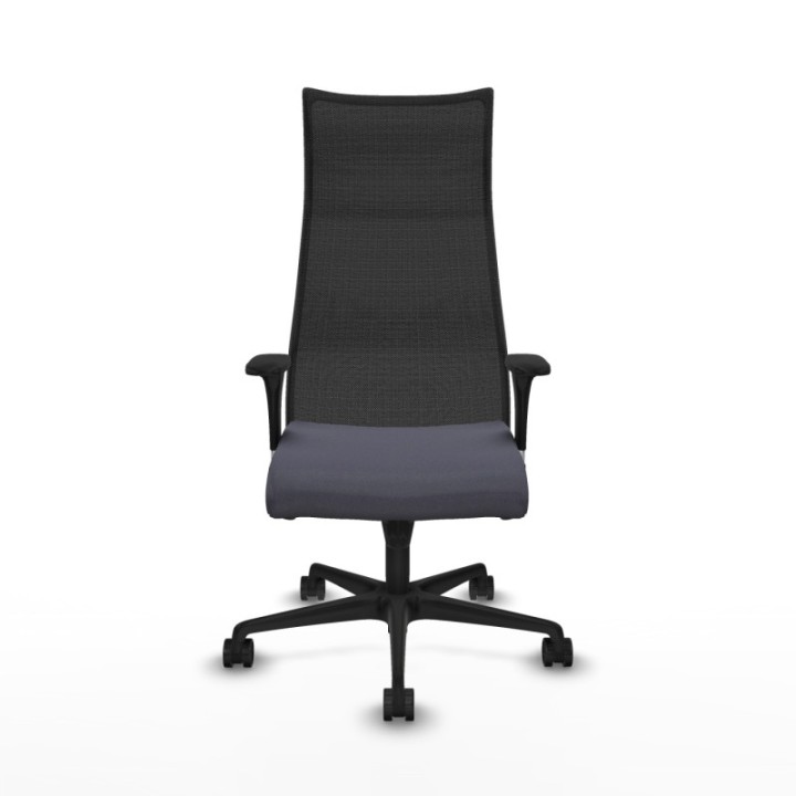 Albacete malla XL sincro malla negra bali gris oscuro brazos 1D base nailon ruedas 65mm nailon