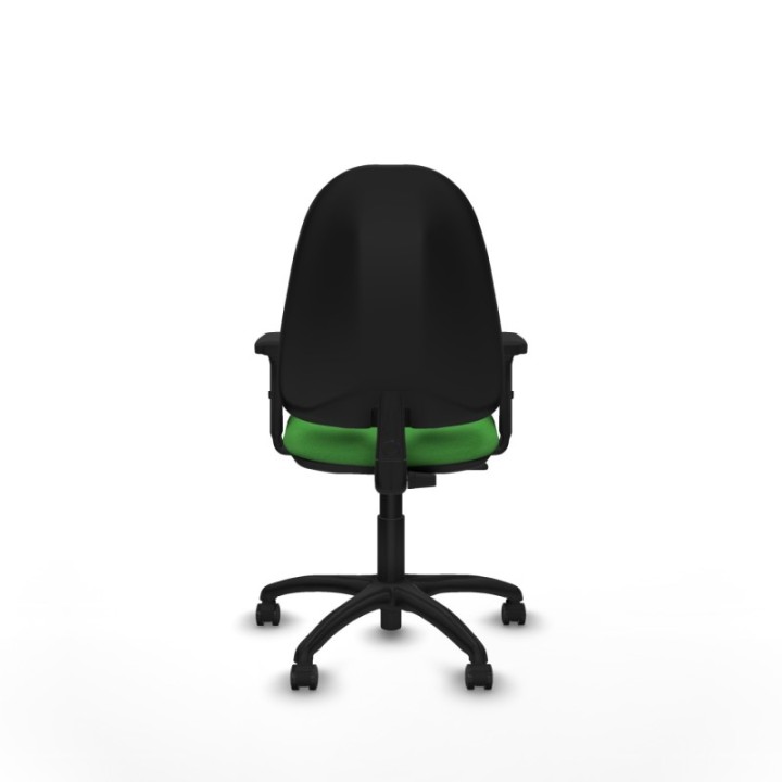 Algarra CP bali verde brazos 2D base poliamida ruedas engomadas 50mm