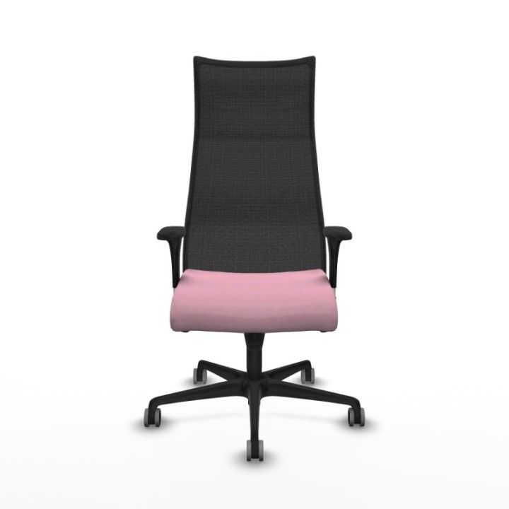 Albacete malla XL sincro malla negra bali rosa brazos 1D base nailon ruedas 65mm engomadas