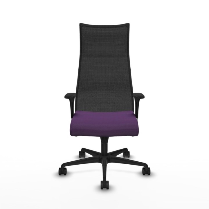 Albacete malla XL sincro malla negra bali morado brazos 1D base nailon ruedas 65mm nailon