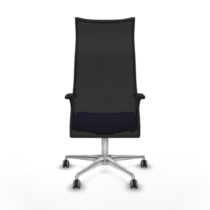 Albacete malla XL sincro malla negra bali lila brazos 1D base aluminio ruedas 65mm engomadas