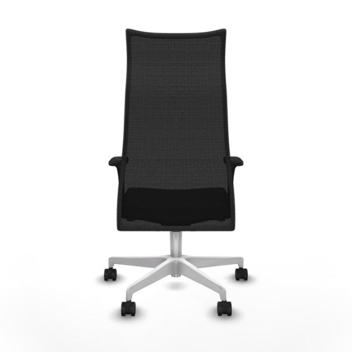 Albacete malla XL sincro malla negra bali negro brazos 1D base blanca ruedas 65mm nailon