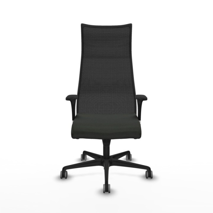 Albacete malla XL sincro malla negra bali negro brazos 1D base nailon ruedas 65mm engomadas