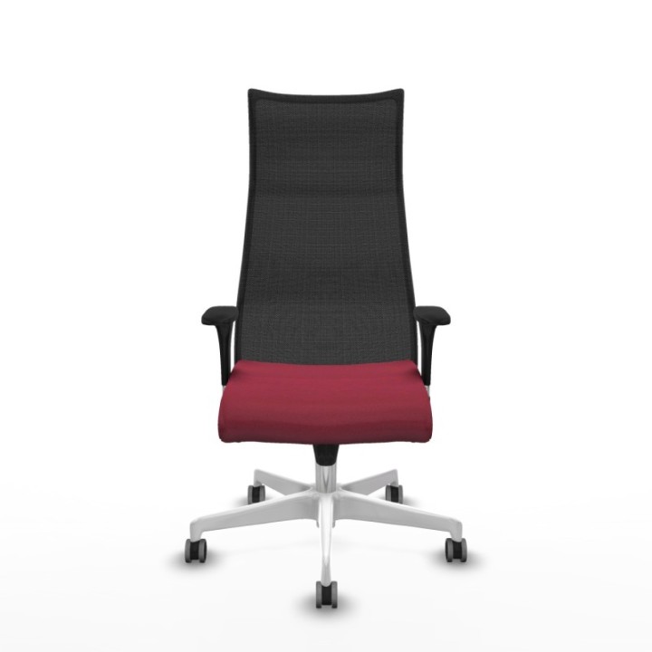 Albacete malla XL sincro malla negra bali granate brazos 1D base blanca ruedas 65mm engomadas