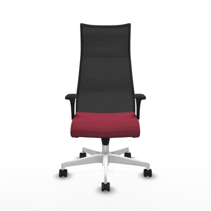 Albacete malla XL sincro malla negra bali granate brazos 1D base blanca ruedas 65mm nailon