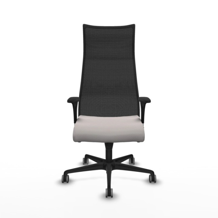 Albacete malla XL sincro malla negra similpiel blanco brazos 1D base nailon ruedas 65mm engomadas