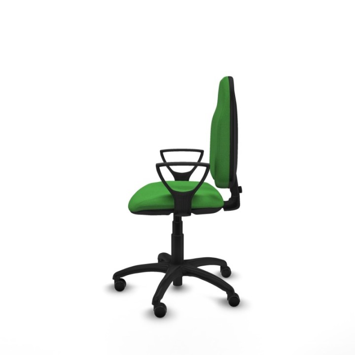 Algarra CP bali verde brazos fijos base poliamida ruedas autofrenantes 50mm