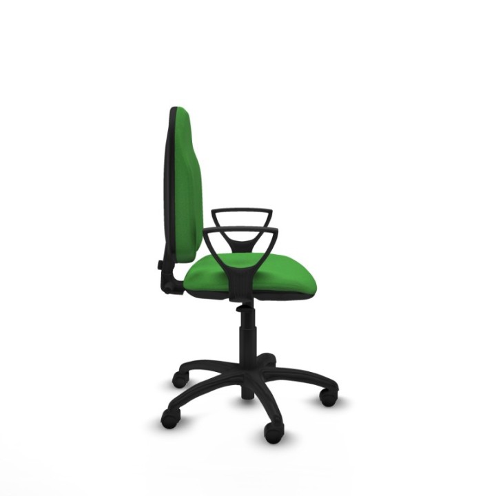 Algarra CP bali verde brazos fijos base poliamida ruedas nailon 50mm