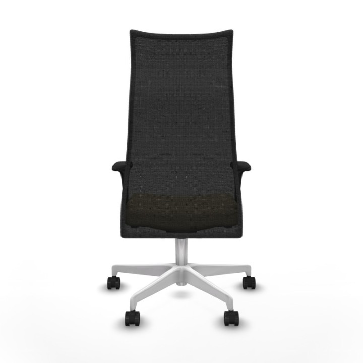 Albacete malla XL sincro malla negra similpiel crema brazos 1D base blanca ruedas 65mm nailon