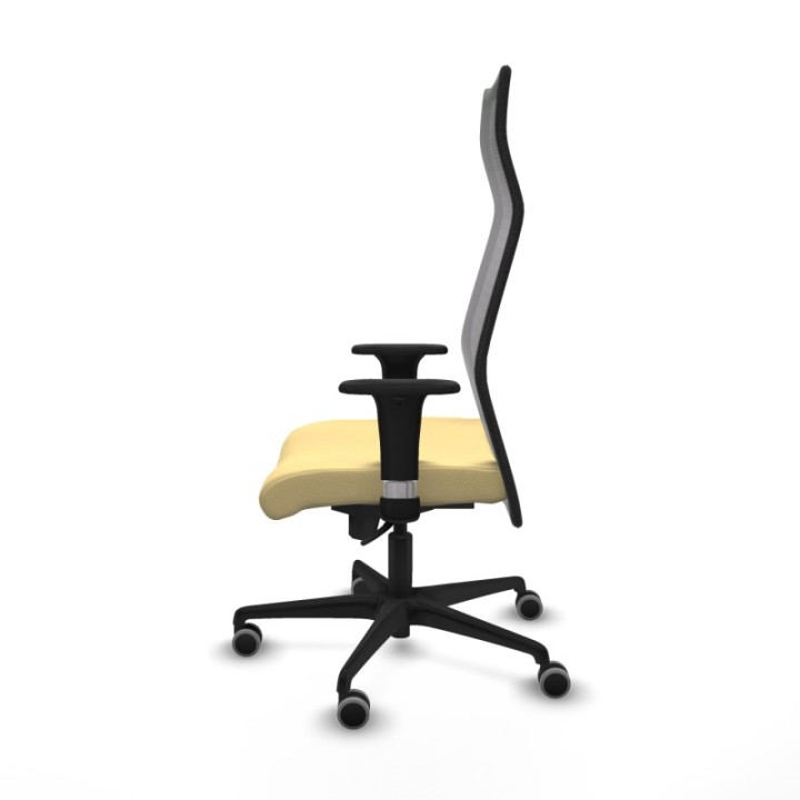 Albacete malla XL sincro malla negra similpiel crema brazos 1D base nailon ruedas 65mm engomadas